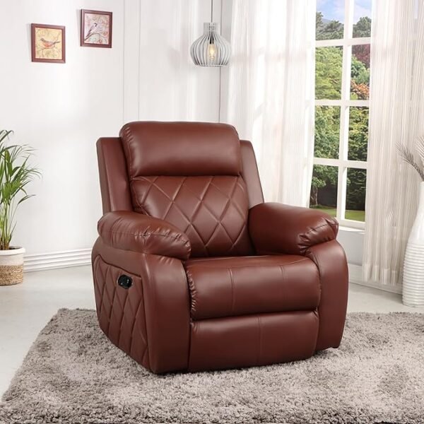 SOLIS ROYALE- THE DESIRED COMFORT Leather Recliner Sofa Chair